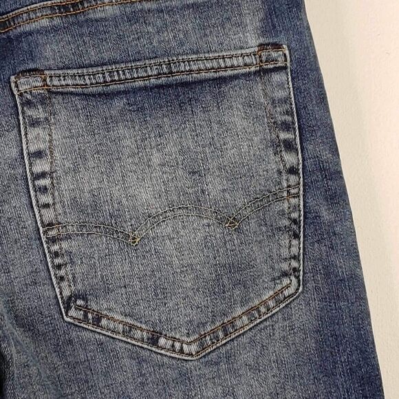 American Eagle AE Jeans Men’s Size 26X28 Medium Wash Slim Straight New - Picture 10 of 12